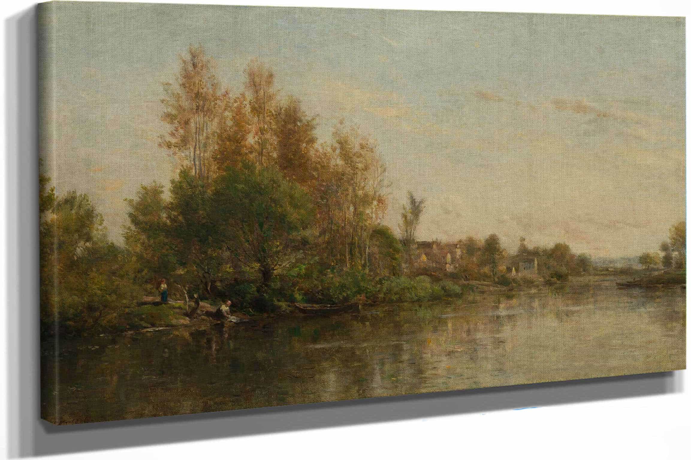 The Banks Of The Oise by Charles Francois Daubigny