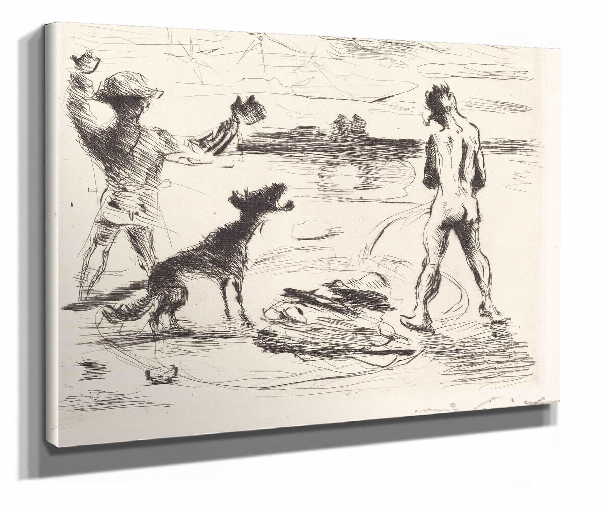 The Banquet Of Trimalchio Plvii by Lovis Corinth
