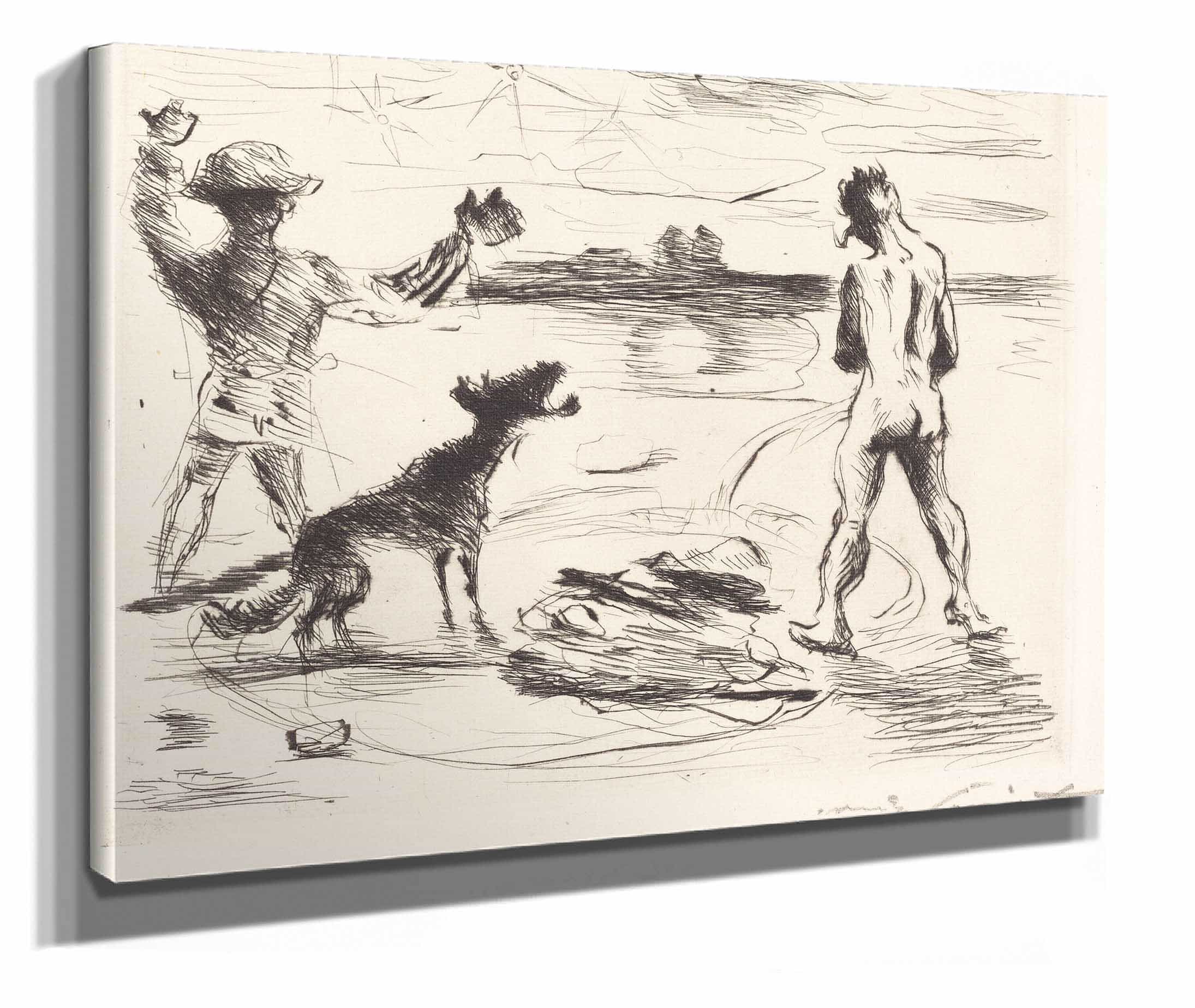 The Banquet Of Trimalchio Plvii by Lovis Corinth