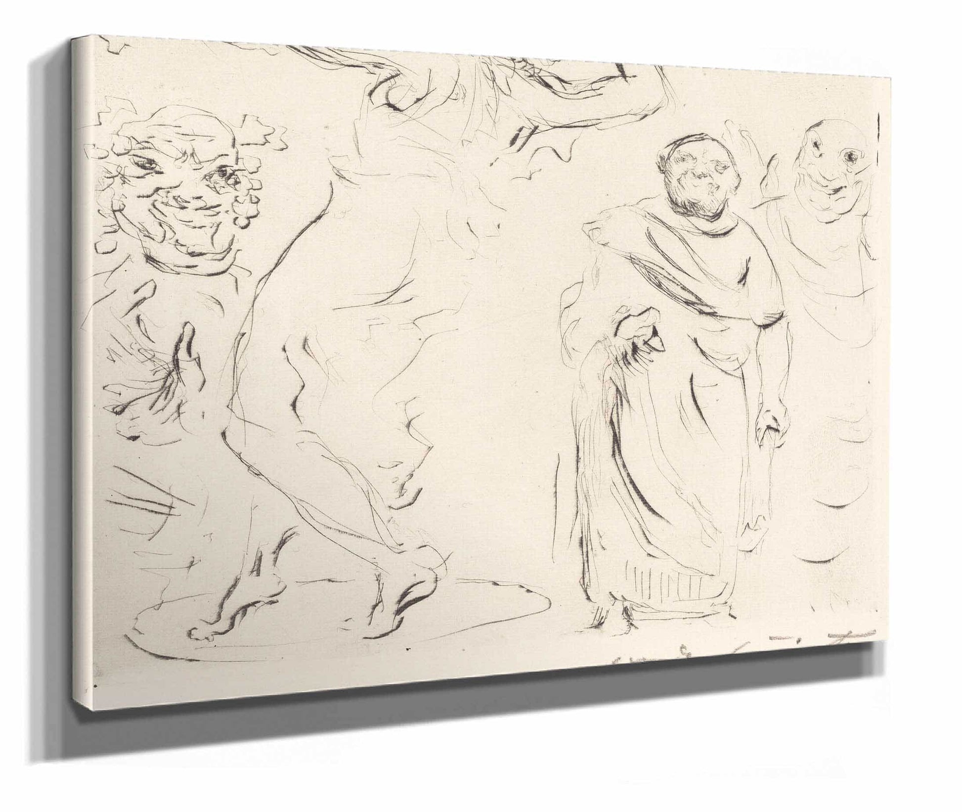 The Banquet Of Trimalchio Plxi by Lovis Corinth