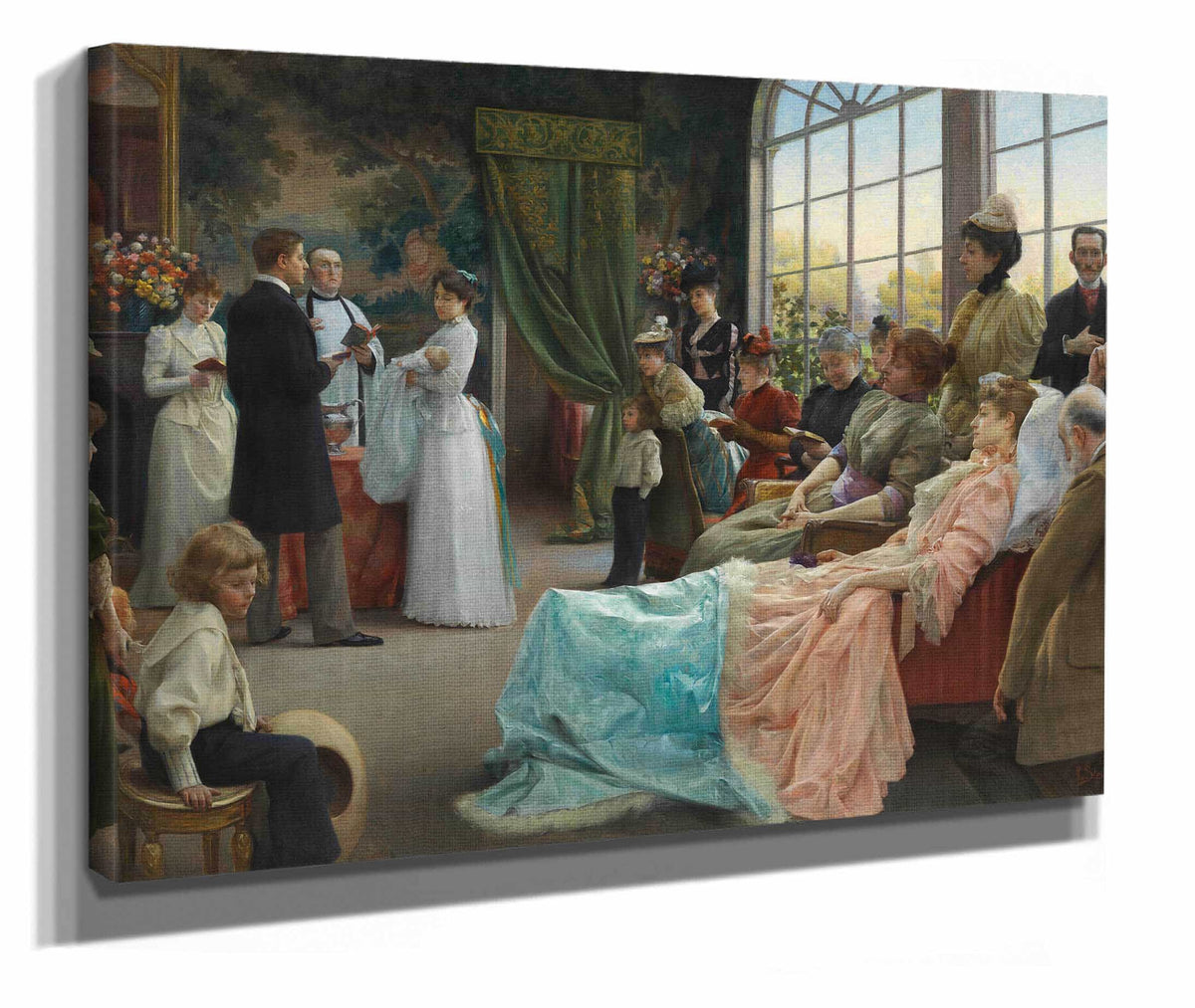 The Baptism by Julius Leblanc Stewart