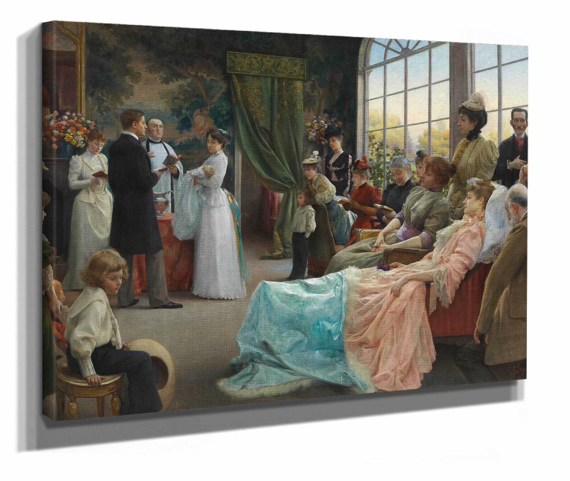 The Baptism by Julius Leblanc Stewart