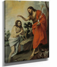 The Baptism Of Christ by Bartolome Esteban Murillo