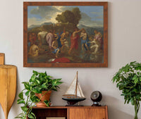 The Baptism Of Christ by Nicolas Poussin