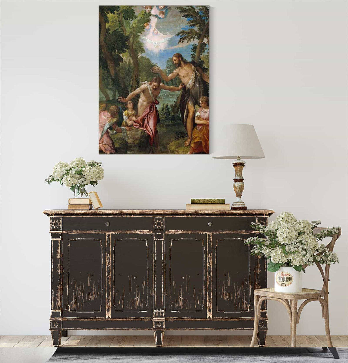 The Baptism Of Christ  by Paolo Veronese