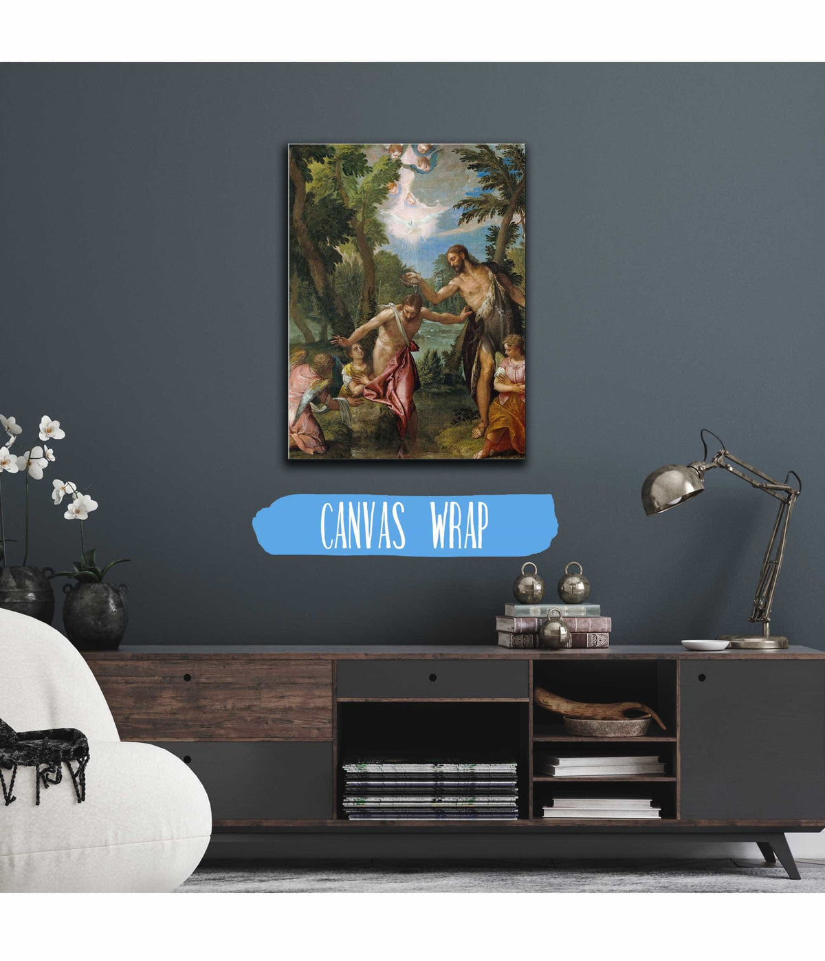 The Baptism Of Christ  by Paolo Veronese