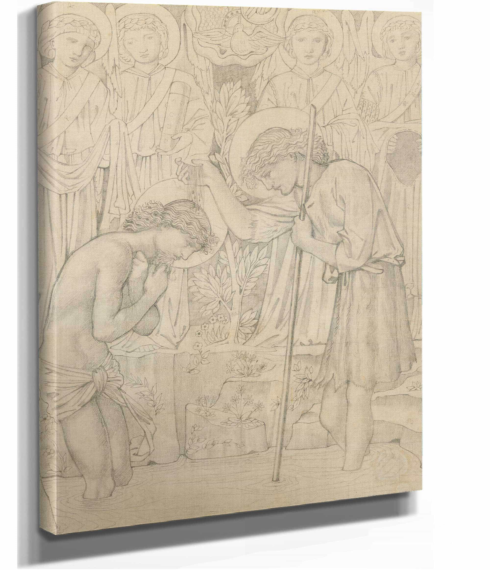 The Baptism Of Christ by Sir Edward Coley Burne Jones