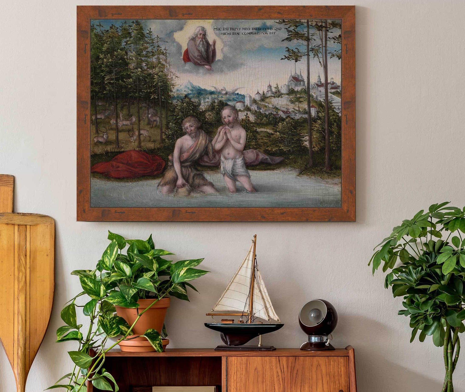 The Baptism Of Christ S by Lucas Cranach The Elder