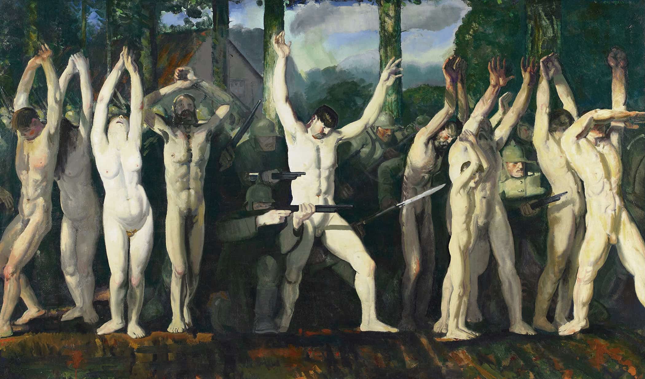 The Barricade by George Wesley Bellows