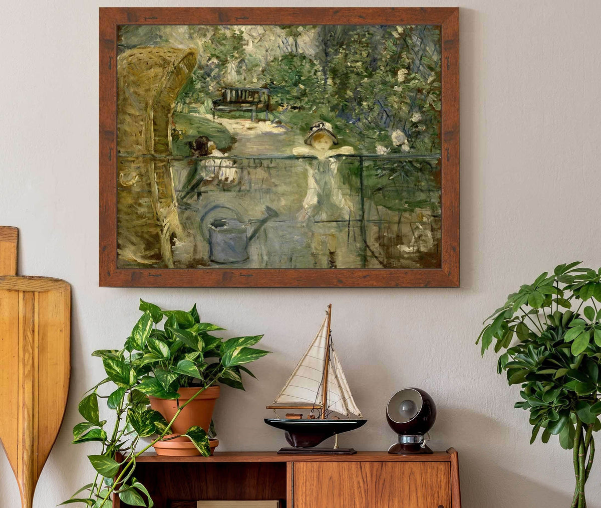 The Basket Chair by Berthe Morisot