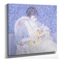 The Basket Of Flowers by Frederick Carl Frieseke