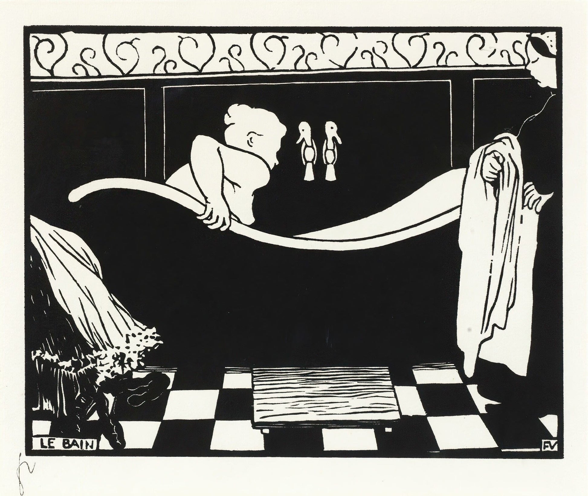 The Bath by Felix Vallotton