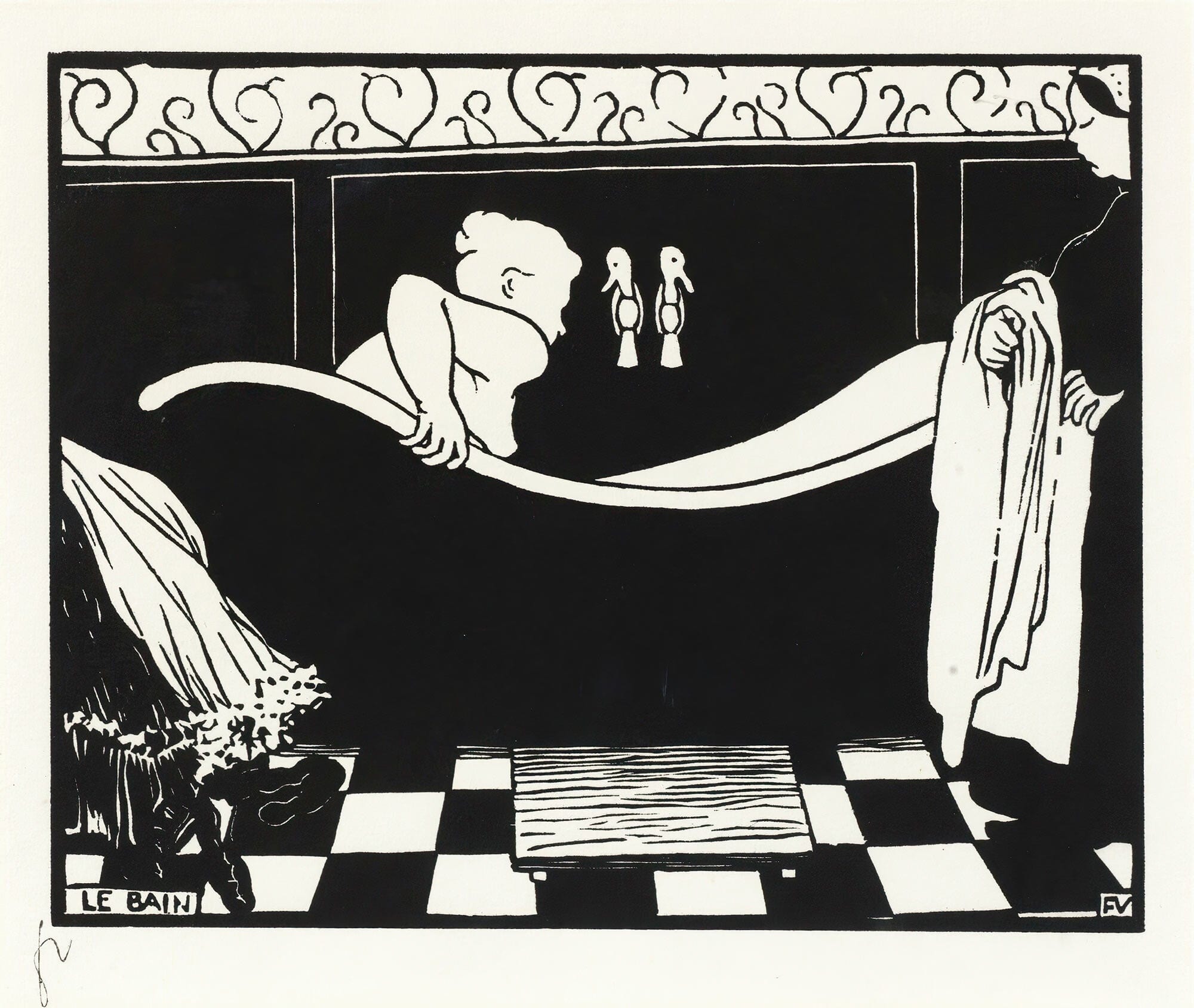 The Bath by Felix Vallotton