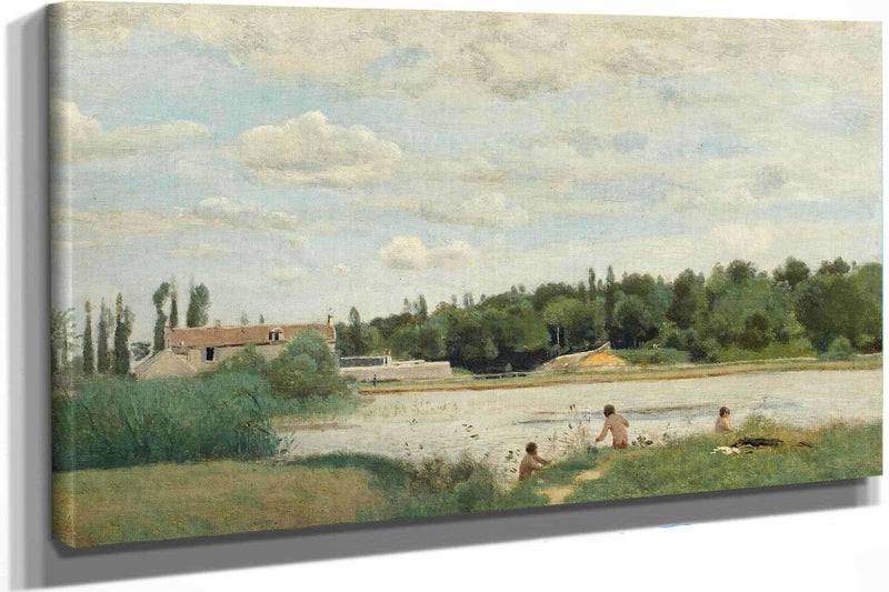 The Bath by Jean Baptiste Camille Corot