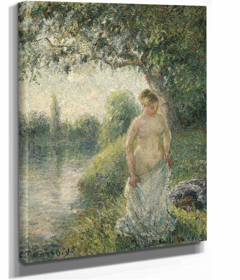 The Bather by Camille Pissarro