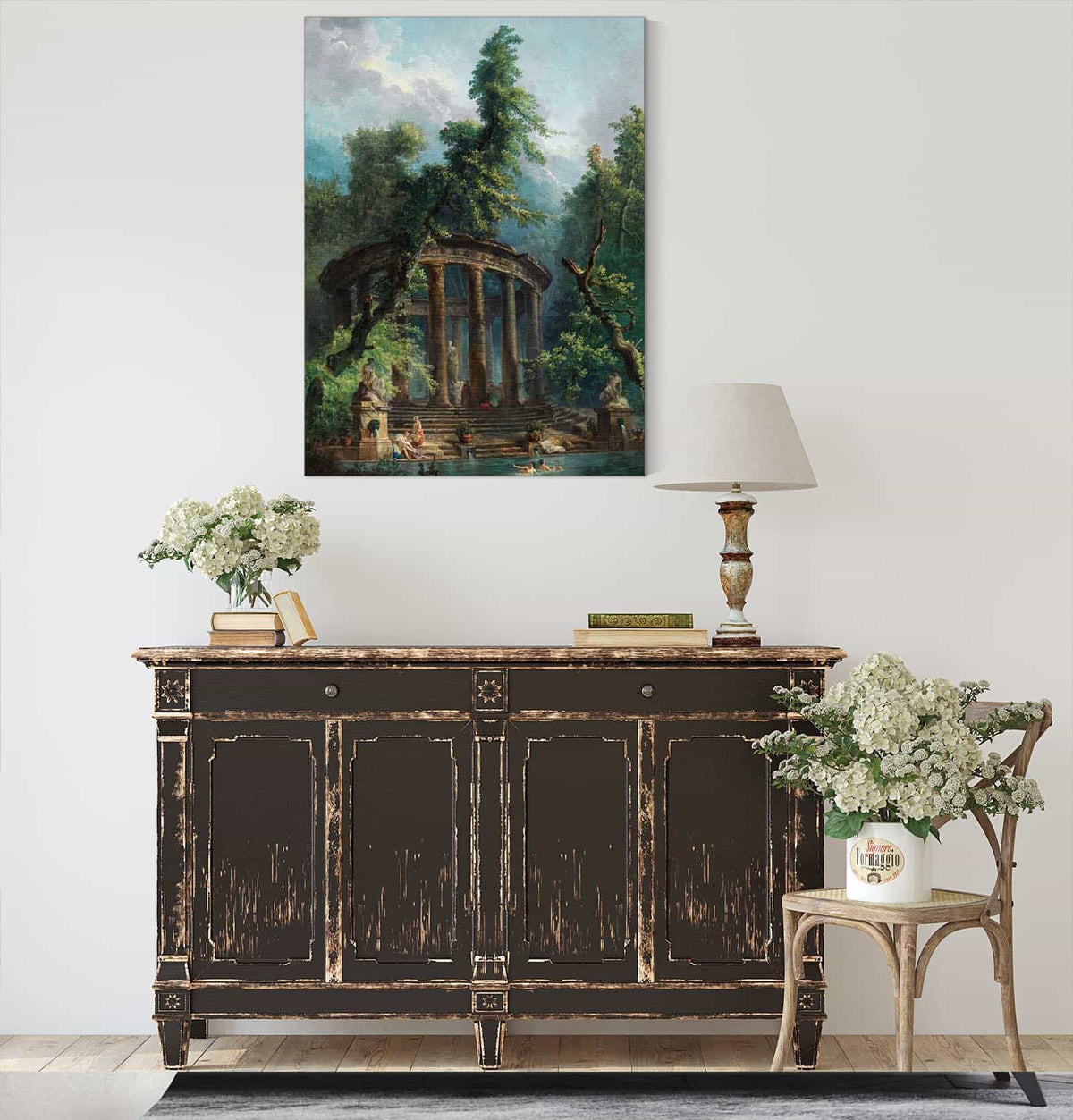 The Bathing Pool by Hubert Robert