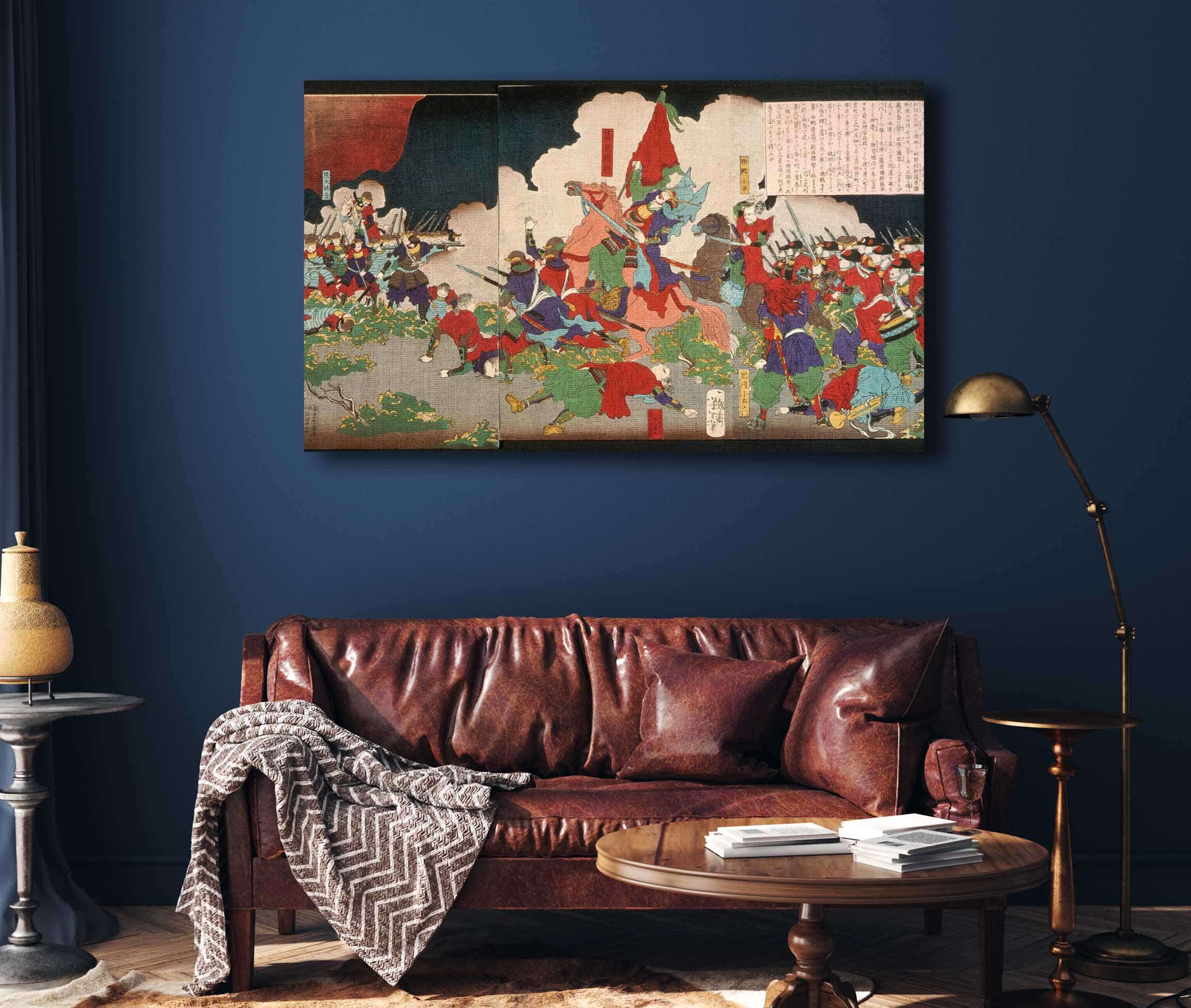 The Battle At Kagoshima by Tsukioka Yoshitoshi