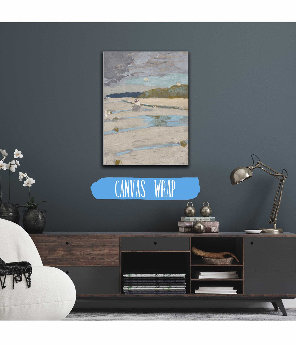 The Beach At Saint Jacut by Edouard Vuillard