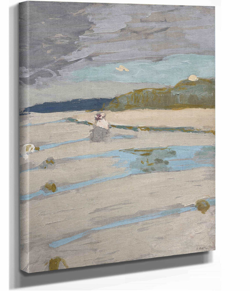 The Beach At Saint Jacut by Edouard Vuillard