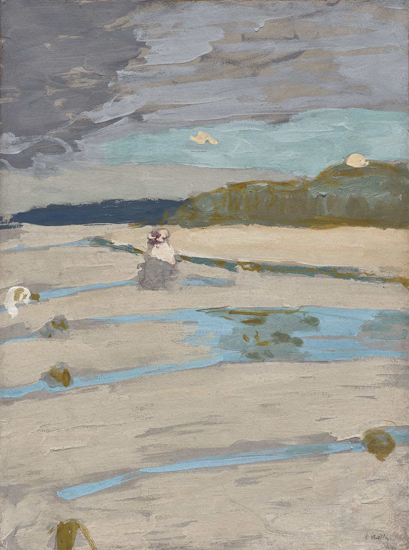 The Beach At Saint Jacut by Edouard Vuillard