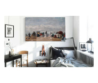 The Beach At Trouville by Eugene Boudin