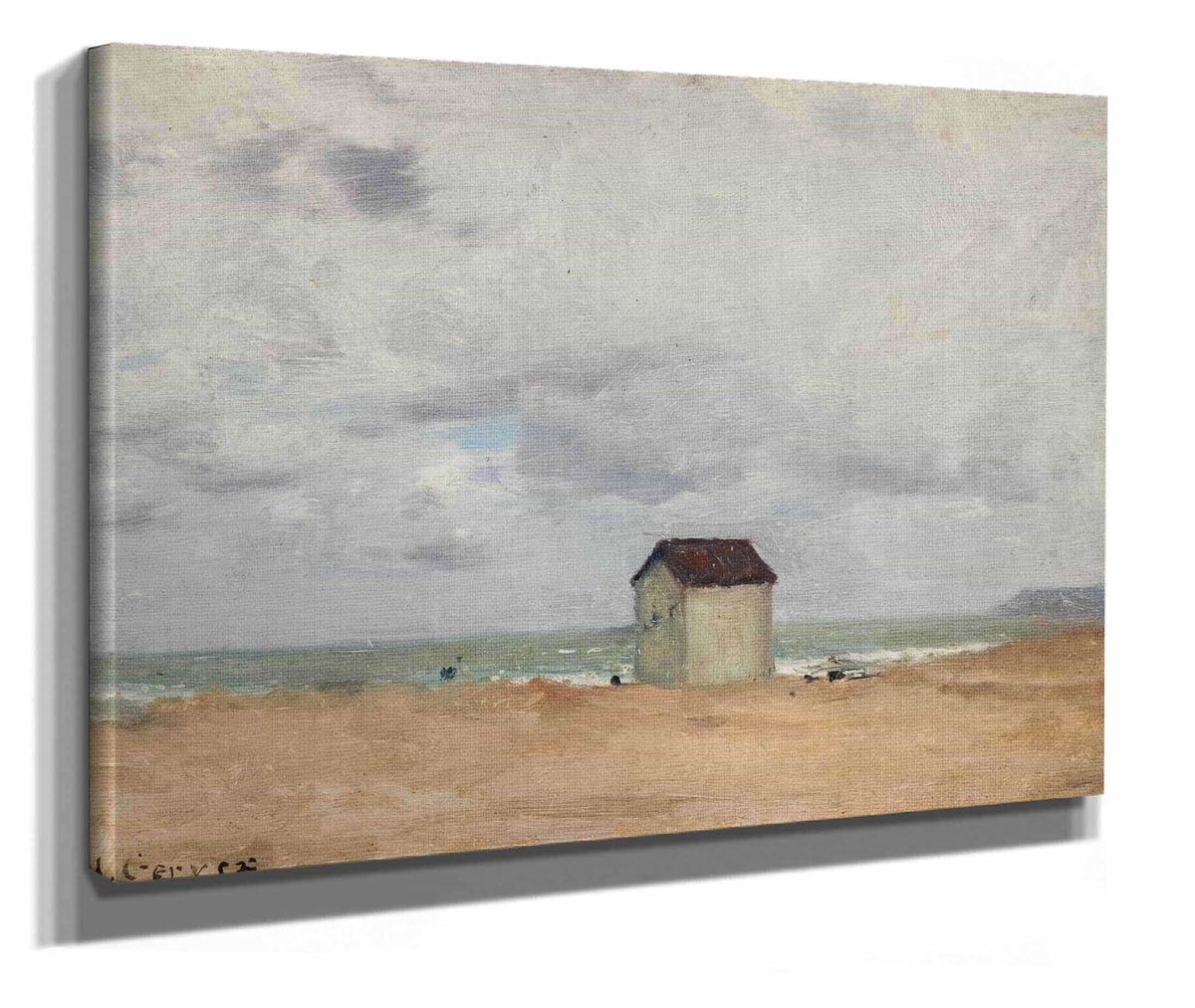 The Beach At Trouville S by Henri Gervex