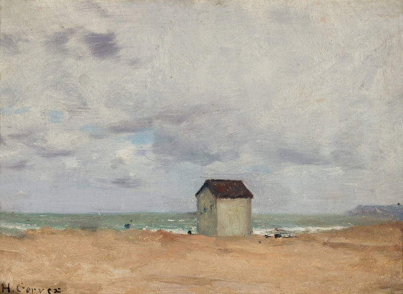 The Beach At Trouville S by Henri Gervex
