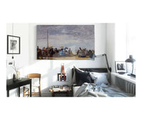 The Beach  by Eugene Boudin