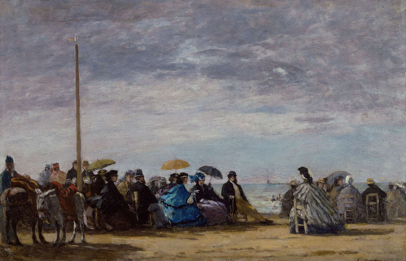 The Beach  by Eugene Boudin