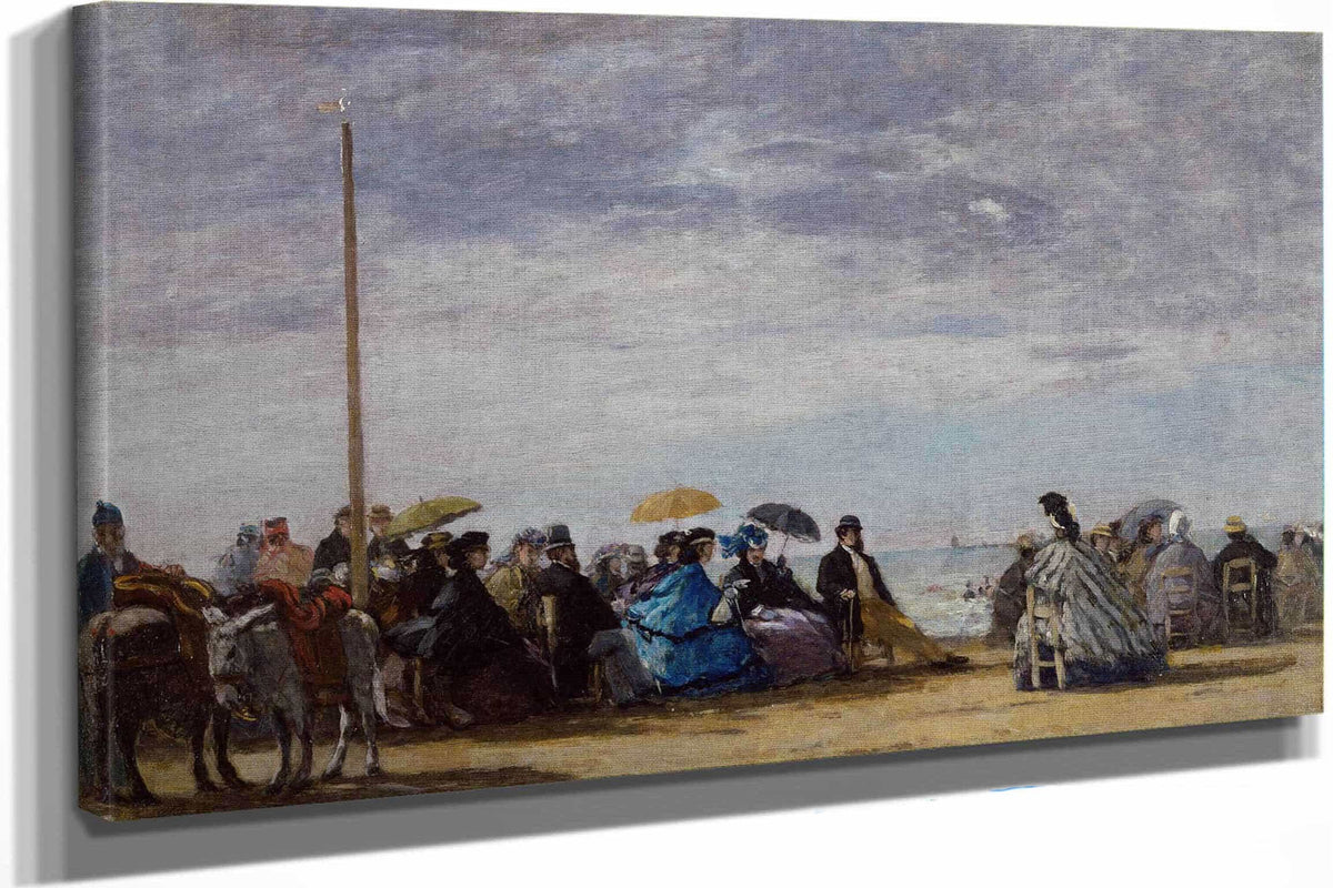 The Beach  by Eugene Boudin