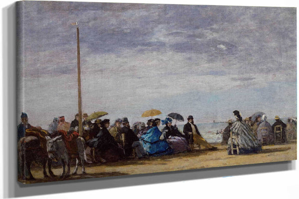 The Beach  by Eugene Boudin