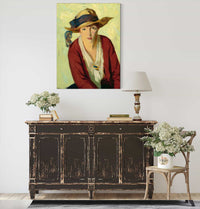 The Beach Hat by Robert Henri