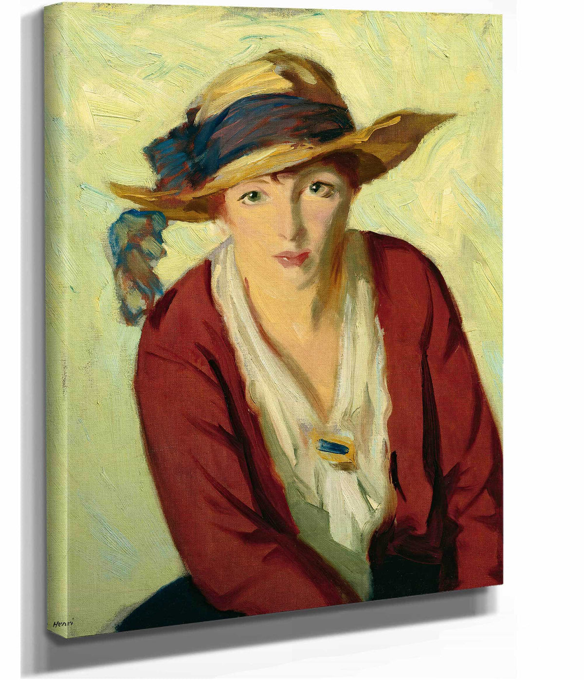 The Beach Hat by Robert Henri