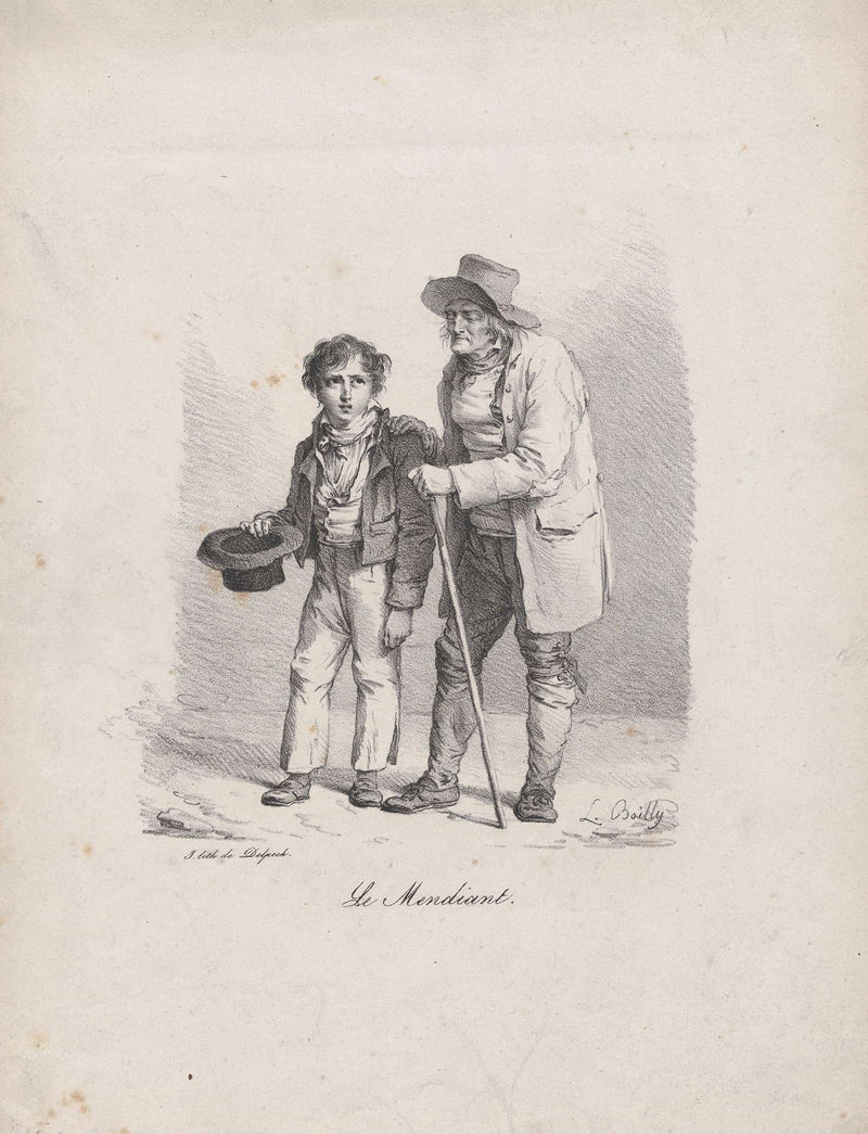 The Beggar by Louis Leopold Boilly