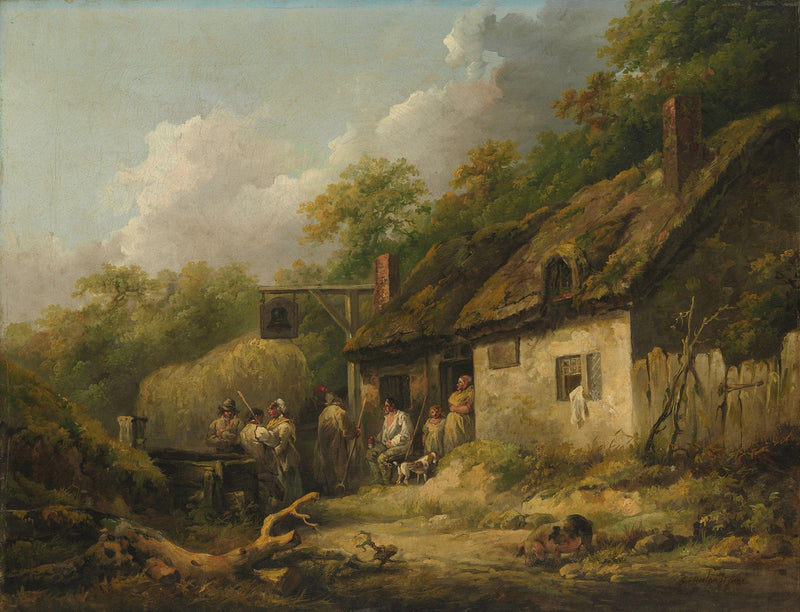 The Bell Inn Late S by George Morland