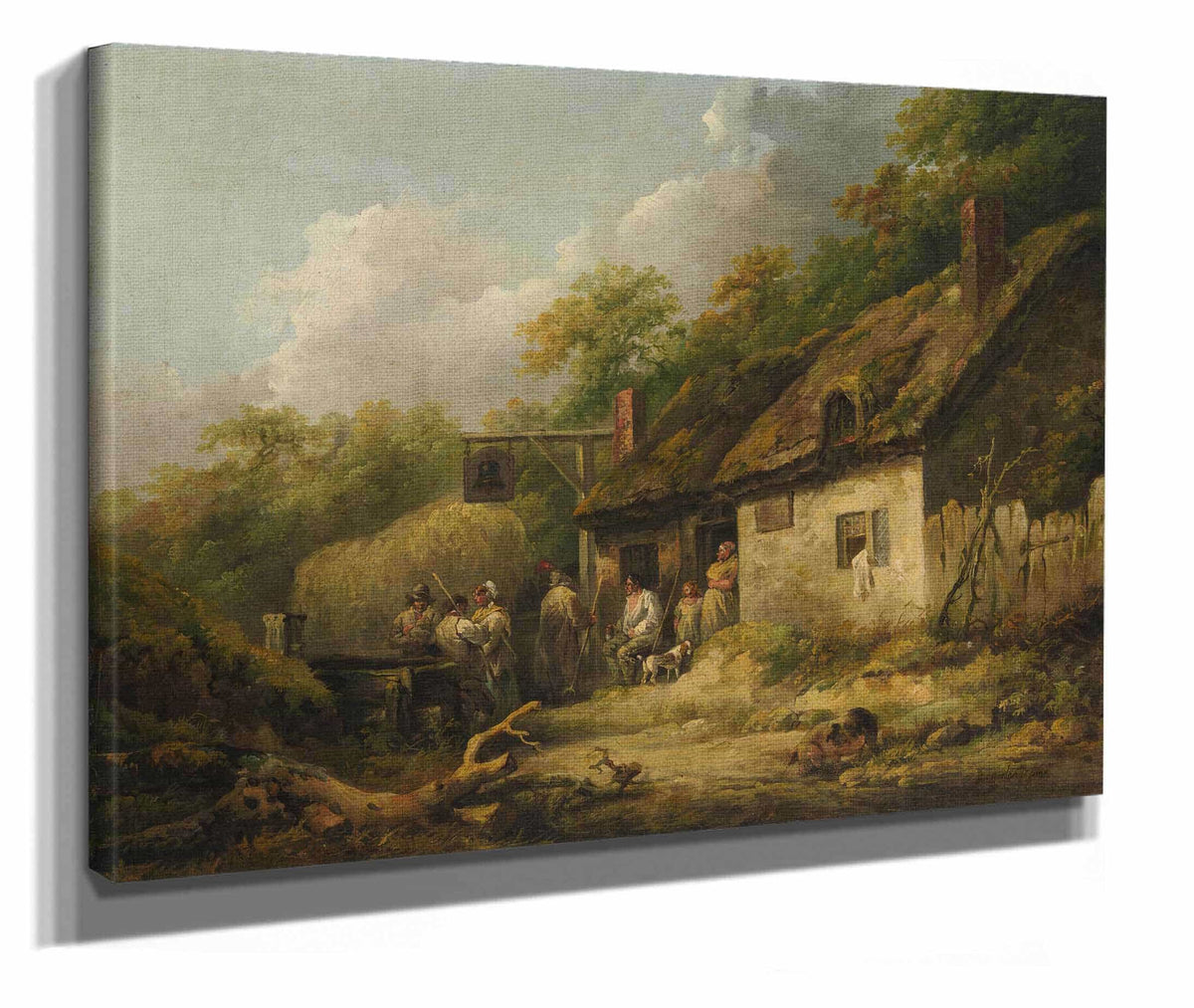The Bell Inn Late S by George Morland