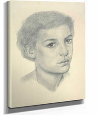 The Beloved Study For The Black Girl by Dante Gabriel Rossetti