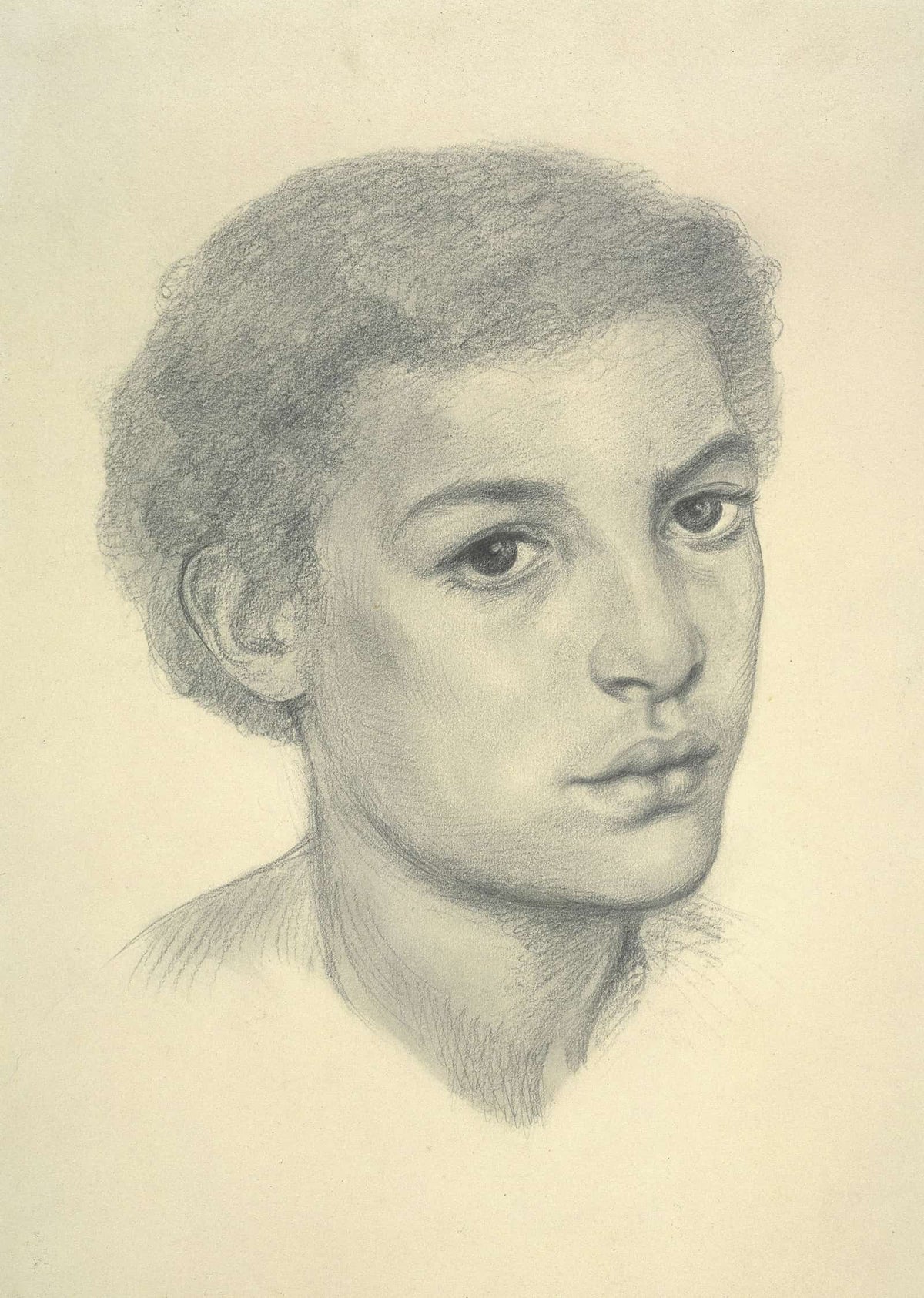 The Beloved Study For The Black Girl by Dante Gabriel Rossetti