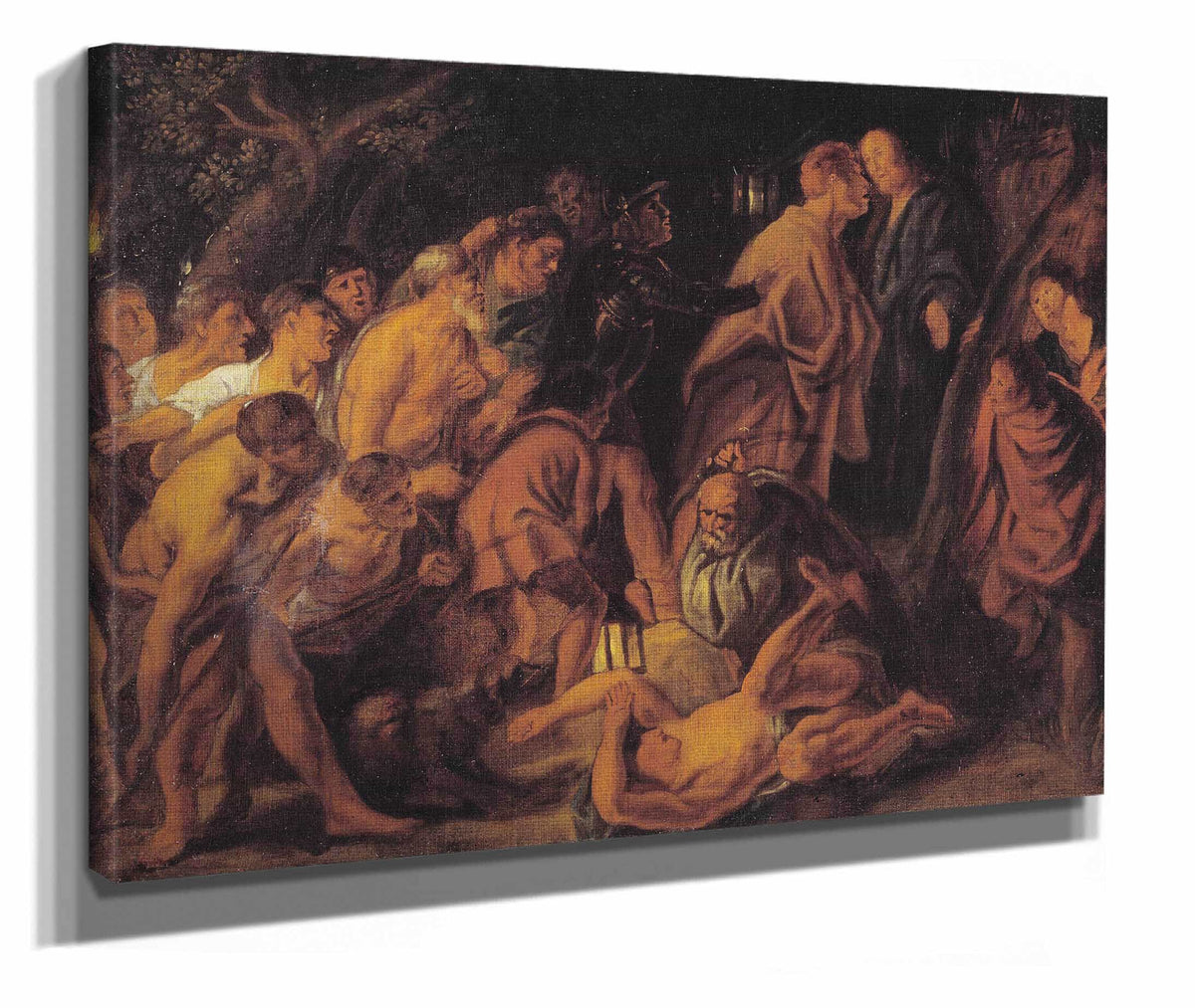 The Betrayal And Arrest Of Christ In Gethsemane by Jacob Jordaens