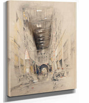 The Bezestein Bazaar El Khan Khalil Cairo by John Frederick Lewis