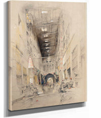 The Bezestein Bazaar El Khan Khalil Cairo by John Frederick Lewis