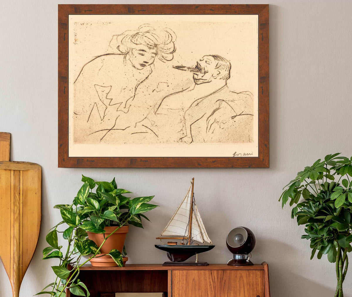 The Big Cigar by Jean Louis Forain