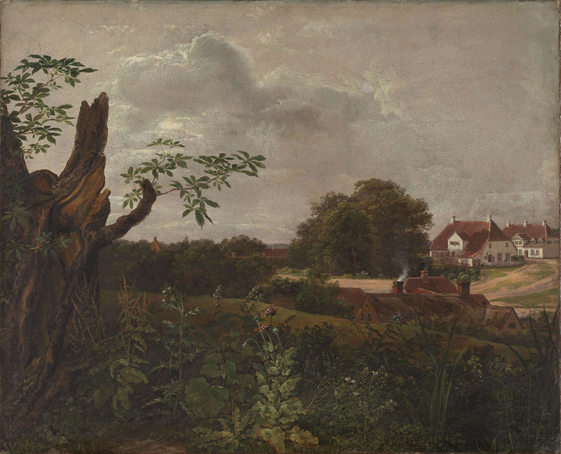 The Big Inn At Fredensborg by Johan Christian Dahl