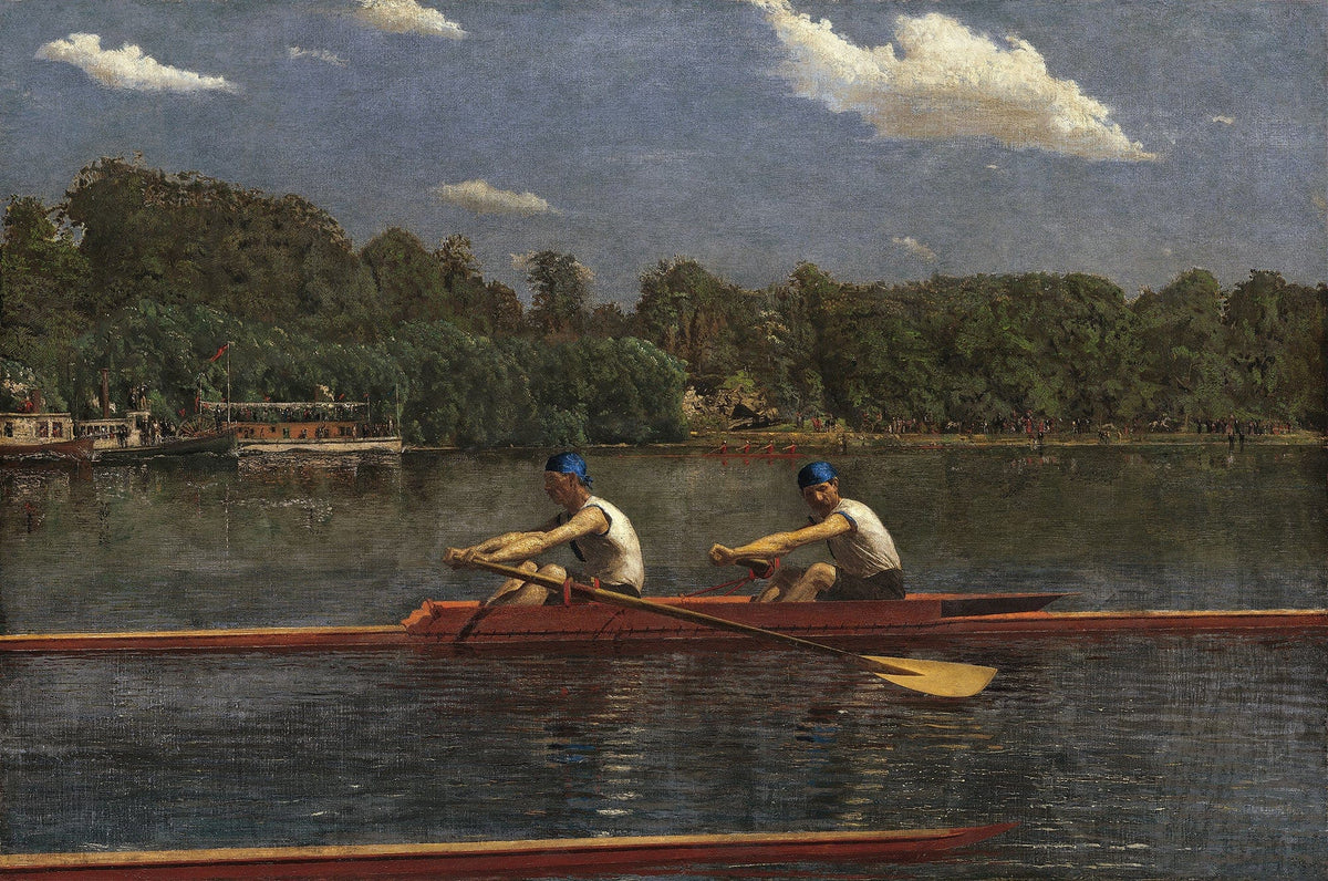 The Biglin Brothers Racing by Thomas Eakins