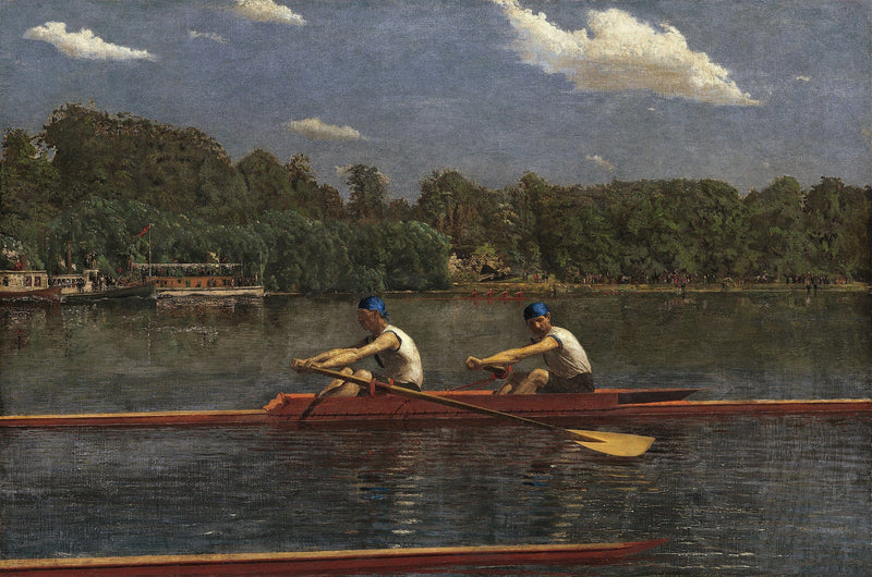 The Biglin Brothers Racing by Thomas Eakins