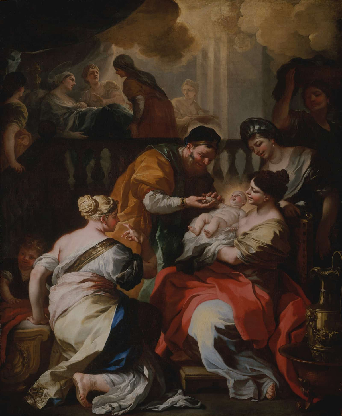 The Birth Of The Virgin by Francesco Solimena