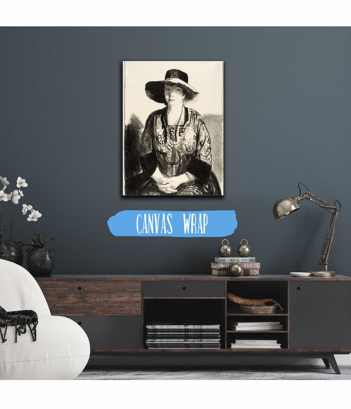 The Black Hat by George Wesley Bellows