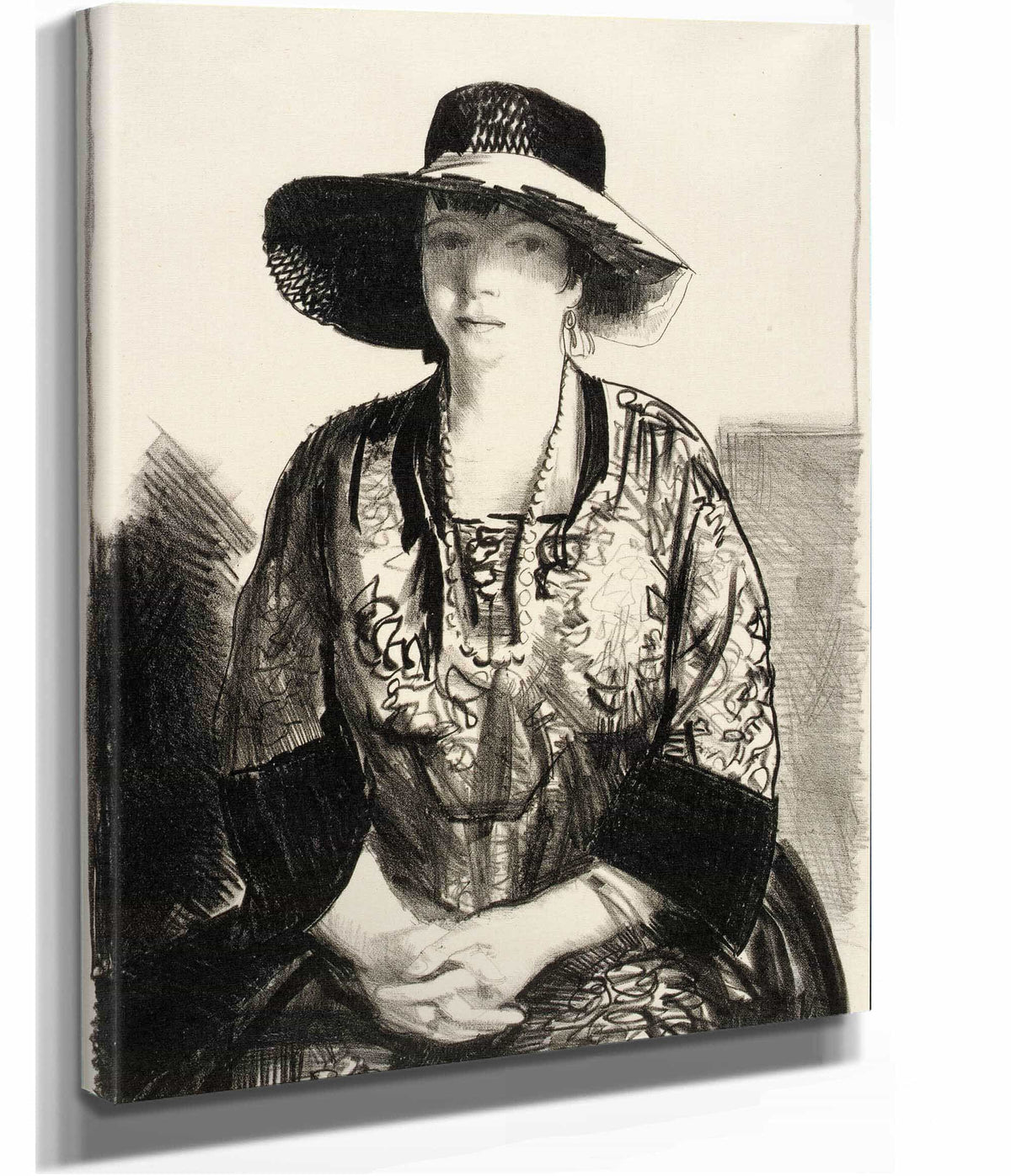 The Black Hat by George Wesley Bellows