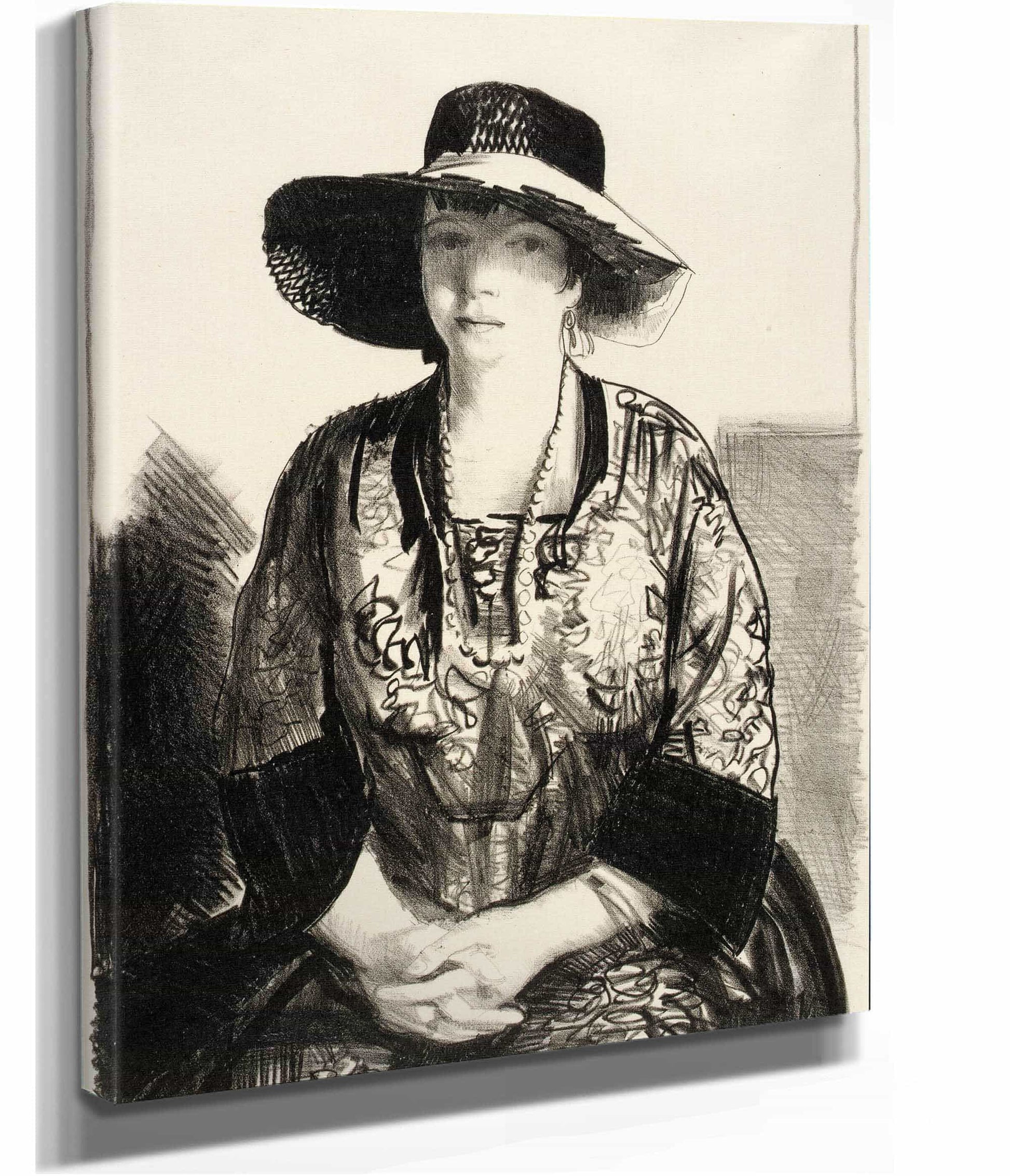The Black Hat by George Wesley Bellows