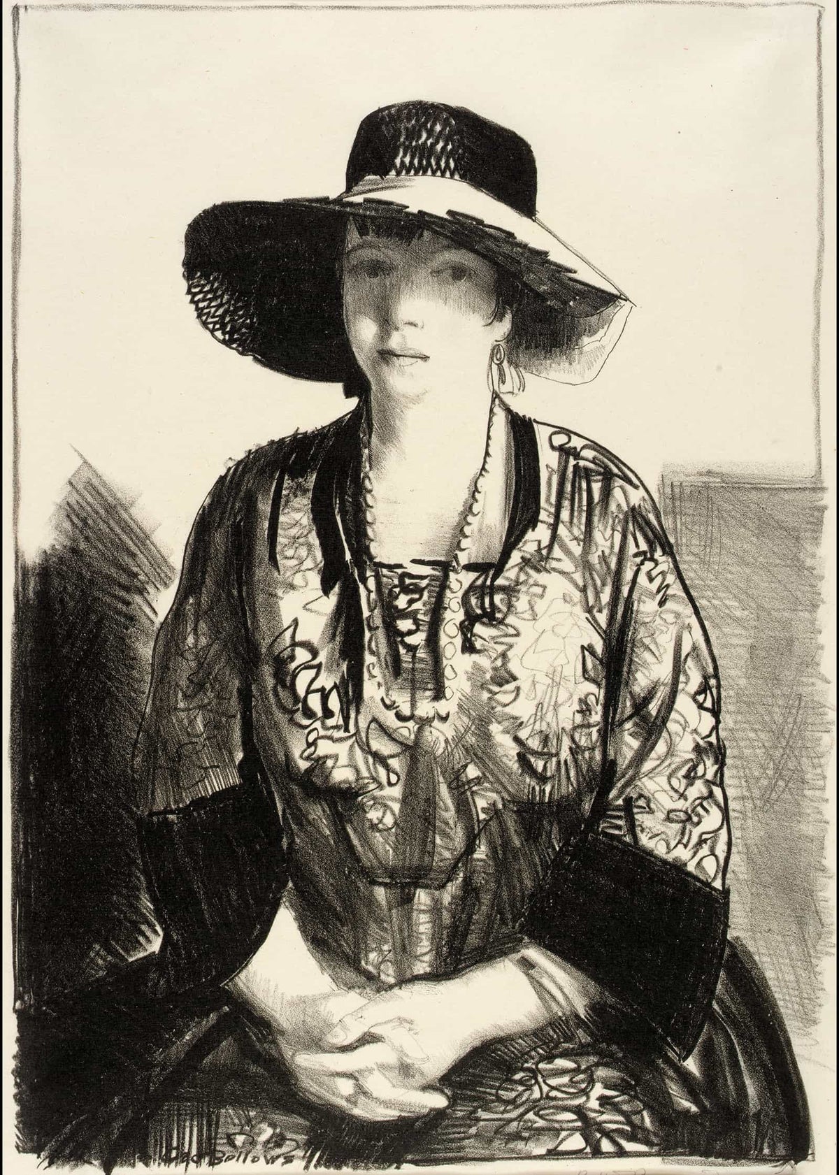 The Black Hat by George Wesley Bellows